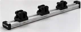 Rail aluminium et supports de fourche