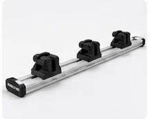 Rail Rack'n'Bike 950 mm équipé de trois supports de fourche